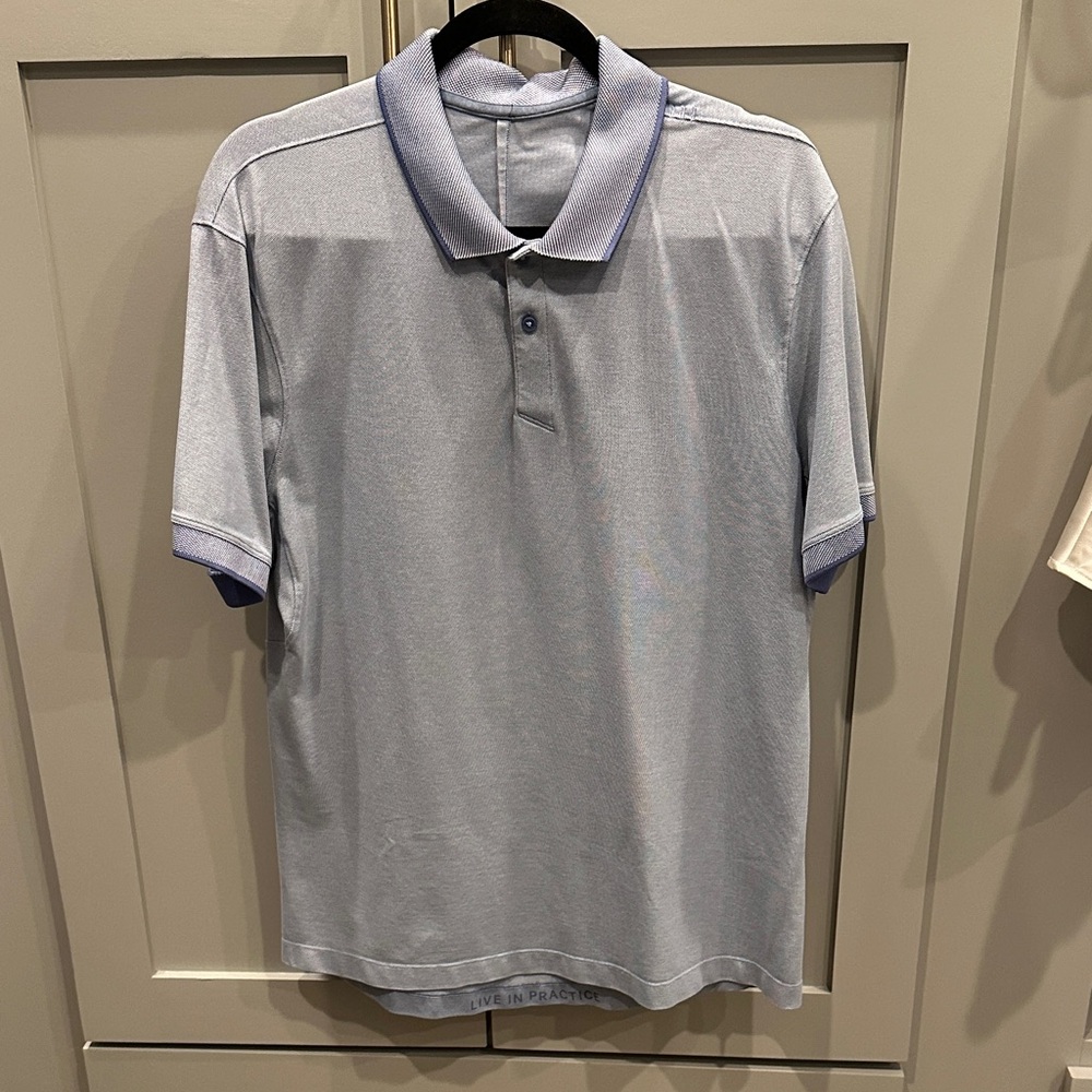 Men's lululemon Light Blue Polo Shirt